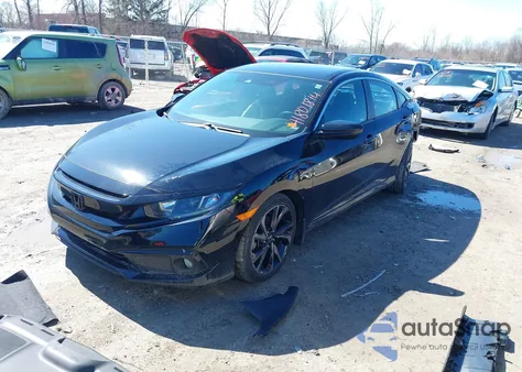 2020 Honda Civic Sport from USA, damaged, VIN 2HGFC2F81LH591709